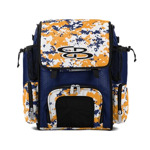 Boombah Mini Superpack Bat Bag Digital Camo Royal Blue/Gold PS-9014-3001C23 RB/GD - color: Royal Blue/Gold_C23