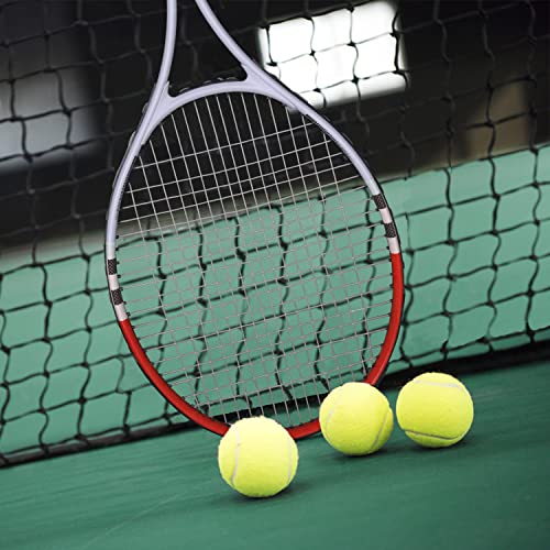 Tennis Racket Pre-Strung Lightweight 27 Inch Racquet Recreational Adult Rackets for Men Women Students Training Tennis Starter Kit with Balls,Carry Bag and Overgrips - color: Red/White - 2 Rackets