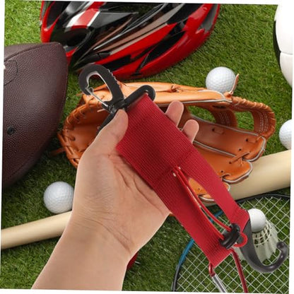 Mikikit Baseball Gear Holder Helmet Hook Multi-Functional Hanger for Bats Gloves and Backpacks and Portable Baseball Equipment Organizer