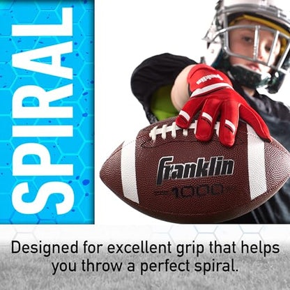 Franklin Sports Football, Kicking Tee + Pump Set - Grip Rite Official or Junior Size - Ball, Tee + Air Pump with Needle