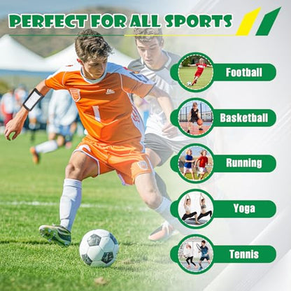 Football Play Wristbands, Sports Football Arm Bands, Cotton Wristbands for Play Signs, Baseball Wrist Bands with 3 PVC Compartments for Teenagers - color: 20P