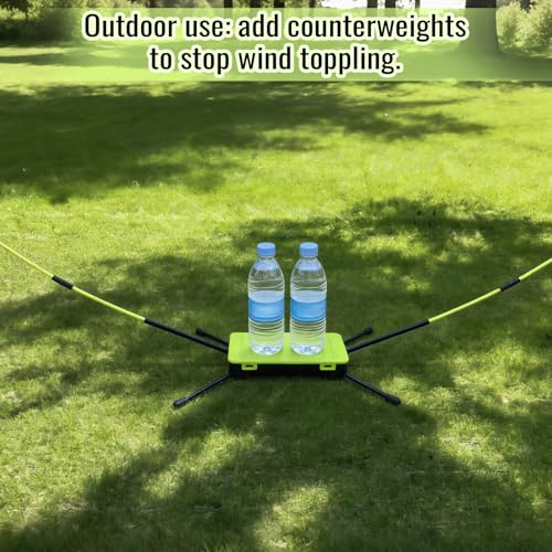 Portable Badminton Net (Green, 9X5 Ft)