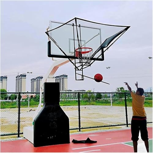 Professional Basketball Shot Returner - Metal Hanging Return Attachment for Hoops, Ideal Basketball Training Equipment for Kids & Adults, Boost Shooting Skills & Practice Efficiency.
