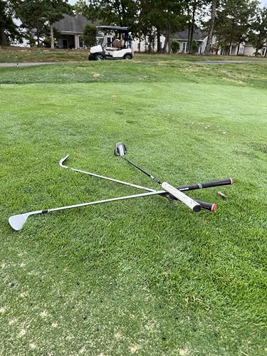 Golf Club Stand and Holder - Set of 2 - Golf Accessories, Pocket Size for Wet Grass Protection by Vig's Smart Stand
