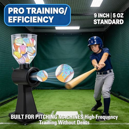 Baseballs PVC 9in Practice Baseball for Training Hitting Lifestyle Decor Ideal Personalized Inspired Gifts for Players Coaches Moms
