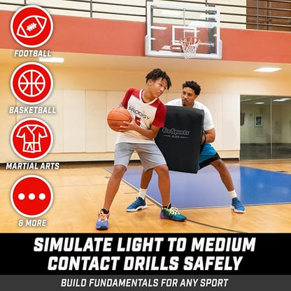 GoSports Inflatable Blocking Pads - Choose Your Size - Training Equipment for Basketball, Football, Lacrosse, Martial Arts & More
