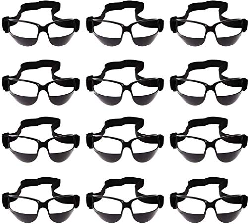 12 Pieces Basketball Dribble Goggles Dribbling Training Specs Sports Equipment