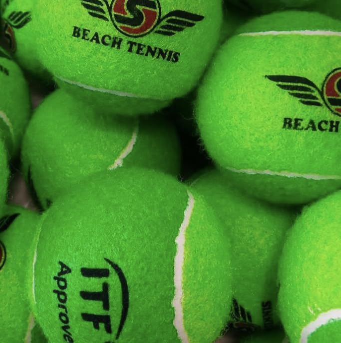Sexy Brand Limited Edition Tropical S Beach Tennis Ball in Guava Green - ITF Approved, Stage 2 Tennis Ball, Rally Friendly, Shoulder and Elbow Relief (3 Pack)