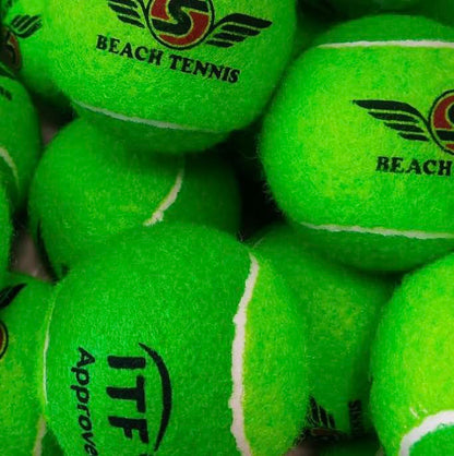 Sexy Brand Limited Edition Tropical S Beach Tennis Ball in Guava Green - ITF Approved, Stage 2 Tennis Ball, Rally Friendly, Shoulder and Elbow Relief (3 Pack)