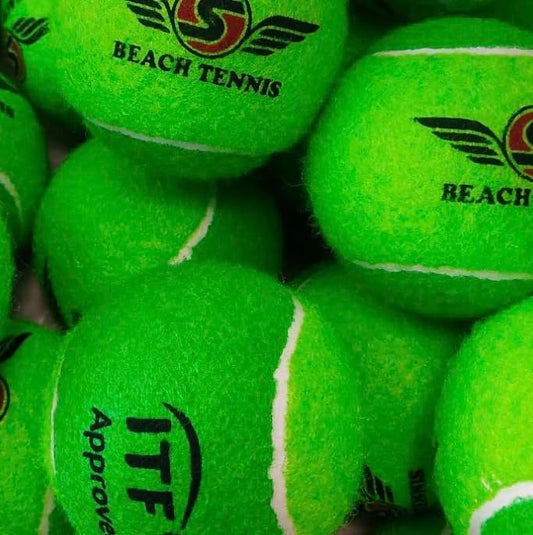 Sexy Brand Limited Edition Tropical S Beach Tennis Ball in Guava Green - ITF Approved, Stage 2 Tennis Ball, Rally Friendly, Shoulder and Elbow Relief (3 Pack)