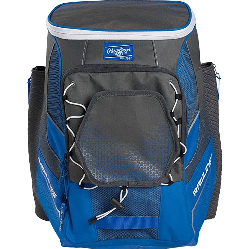 Rawlings | IMPULSE Backpack Equipment Bag | Baseball/Softball | Multiple Styles - color: Royal