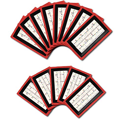 Y23 - Football Wristbands - Wrist Coach - QB Wristband - Football Play Wristbands - Playbook Wristband - color: Red, size: 8 Pack