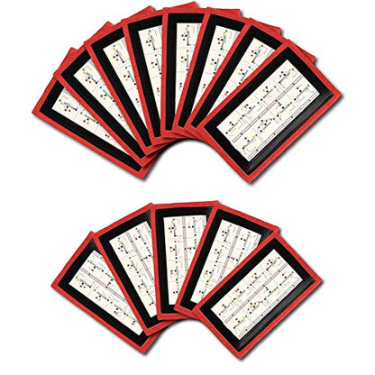 Y23 - Football Wristbands - Wrist Coach - QB Wristband - Football Play Wristbands - Playbook Wristband - color: Red, size: 8 Pack