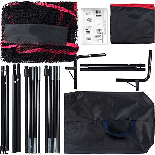 Football Throwing Net Portable: 6x3ft Durable Training Target for Backyard Sports Field Use Ideal for Adults Teens and Coaches