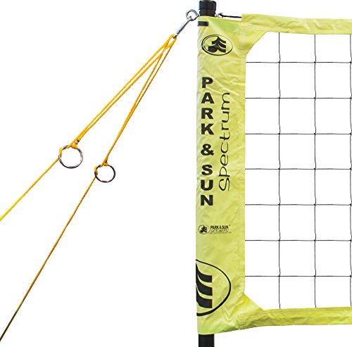 Park & Sun Sports Spectrum 2000: Portable Professional Outdoor Volleyball Net System - color: Yellow