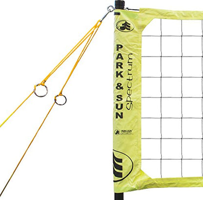 Park & Sun Sports Spectrum 2000: Portable Professional Outdoor Volleyball Net System - color: Yellow