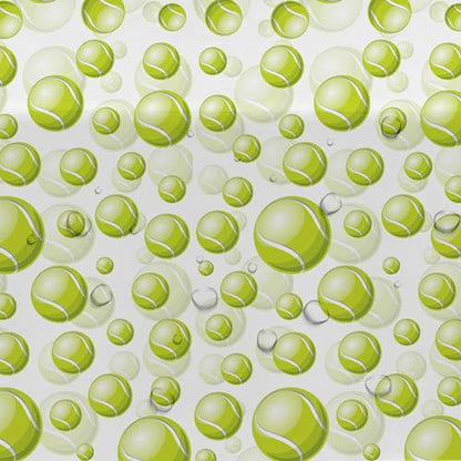 Tennis Party Tablecloth Decorations for Birthday Baby Shower - Disposable Sports Ball Tennis Birthday Party Supplies Table Cover - 3 Pack (54in x 108in)