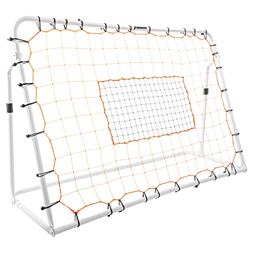Franklin Sports Soccer Rebounder - Tournament Steel Rebounding Net - Perfect for Backyard Practice and Training - 12' x 6' & 6' x 4'