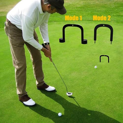 Genérico Golf Putting Aid - Door Practice Alignment Door - Putt Alignment Trainer - for Indoor Yard, Home Office, Lawn, Living Room