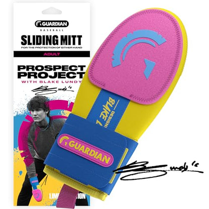 Guardian Baseball Sliding Mitt - Youth and Adult Sizes - Sliding Glove for Baseball - Elastic Compression Strap
