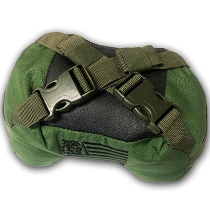 S2Delta PRS Large Shooting Rest - C-Shape, Prone, Front or Rear Bag for Precision Shots Off Barricades - color: Green