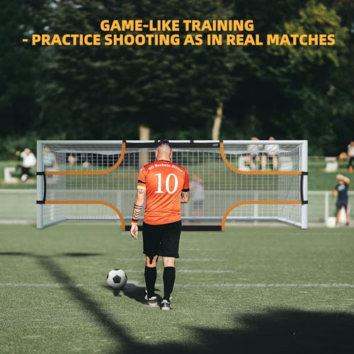 MR Soccer Goal Target Sheet, Field Net, Professional Shooting Practice Aid - size: 24'x8'