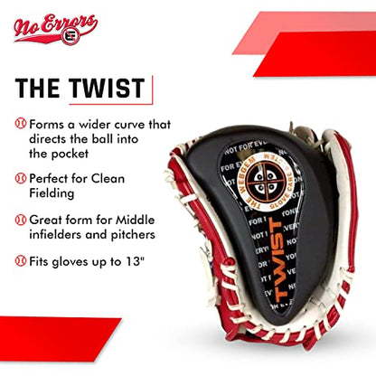 No Errors WebGem Fielder’s Glove Care System – Formation & Break-in Tool for Baseball Mitts, Holds Shape, Essential Gear, Gift for Players - style: Twist