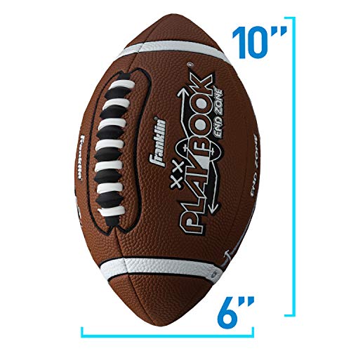 Franklin Sports Youth Football Playbook - Junior Football with Route Diagrams - Small, Perfect for Peewee and Youth