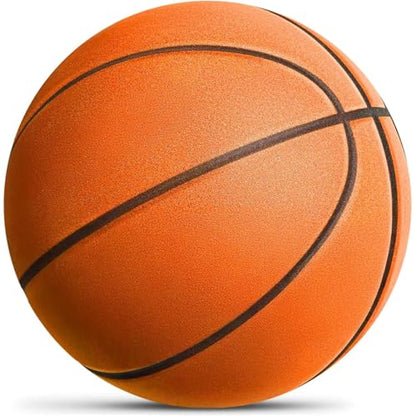 Silent Basketball, Silent Basketball Dribbling Indoor, 2025 Latest Foam Ball Indoor Training Ball（8.3in）
