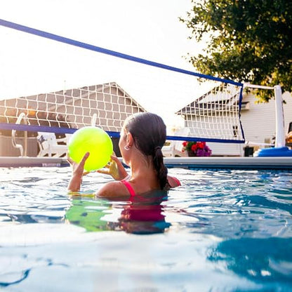 Volleyball Net for Pool | Adjustable Length Sport Accessories - Outdoor Swimming Pool Volleyball Net,for Adults Women Men Family Teens Outdoor Beach Garden Yard Driveway Court