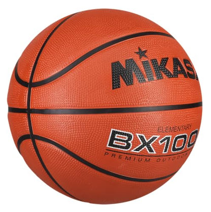 Mikasa BX1000 Premium Rubber Basketball - size: Size 4 - 25.5"