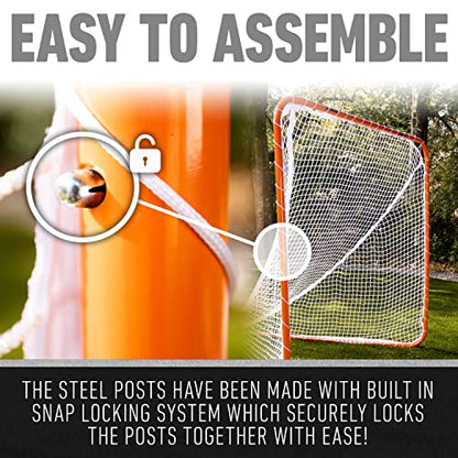 Franklin Sports Franklin Sports Backyard Lacrosse Goal - Kids + Adult Lacrosse Training Net - Lacrosse Training Equipment - Perfect for Youth + Adult Training - size: 72-Inch x72-Inch