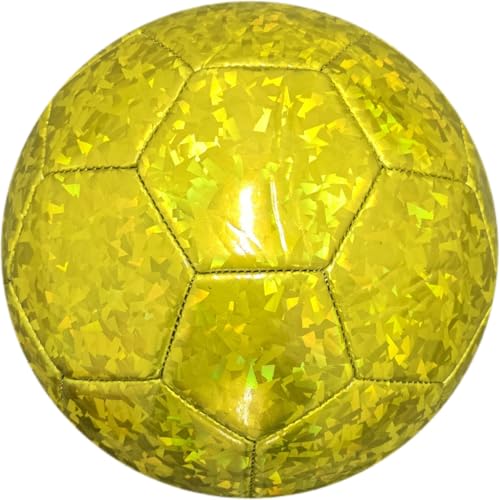 Metallic Training Soccer Ball - color: Gold, size: 4