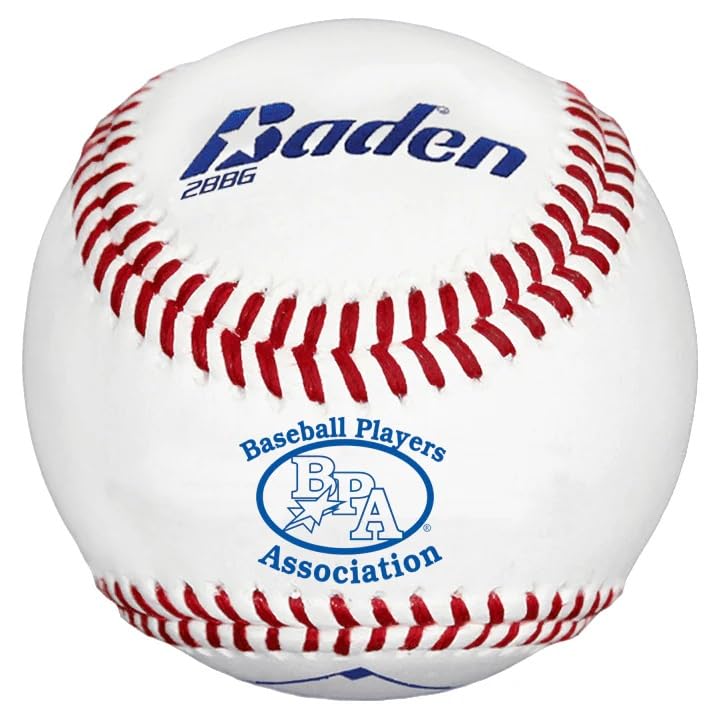 Baden | Official League | Premium Leather Cover Baseballs | 2BBG | One Dozen - style: BPA