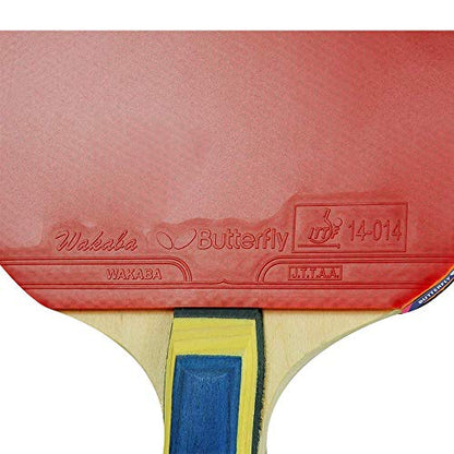 Butterfly Wakaba Shakehand Table Tennis Racket | Japan Series | Outstanding Control with Reliable Speed and Spin | Recommended for Beginning Level Players