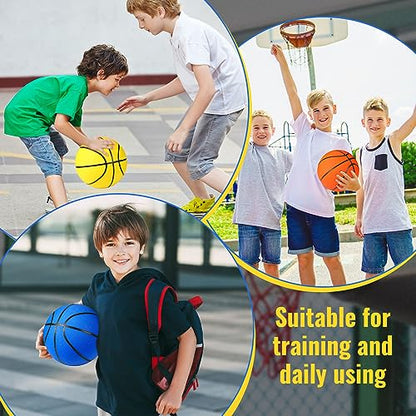 Jerify 12 Pack Official Size Rubber Basketballs for Kids Child Junior Youth Indoor Outdoor Sports Basket Balls with Pump Back to School Student Gifts Operation Christmas Bulk Items - size: Size 5, 27.5"