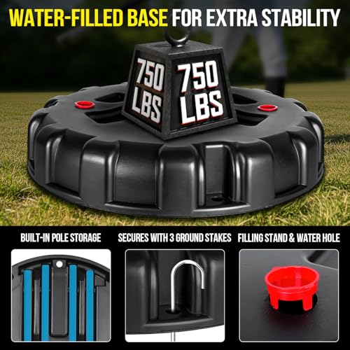 Stable Swing Trainer For Baseball&Softball,Auto-Reset Baseball Hitting Trainer With Real Ball&Stand For Indoor/Outdoor, Adjustable Softball Hitting Trainer Solo Practice Improve Power,Speed,Accuracy
