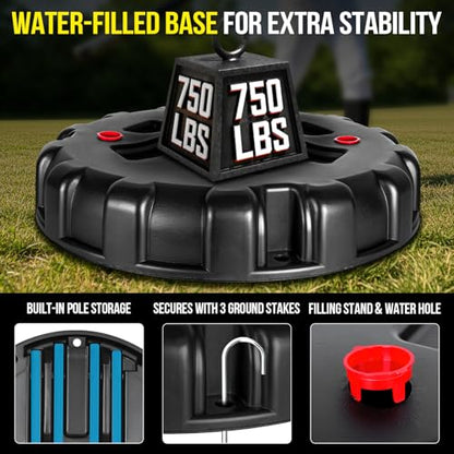 Stable Swing Trainer For Baseball&Softball,Auto-Reset Baseball Hitting Trainer With Real Ball&Stand For Indoor/Outdoor, Adjustable Softball Hitting Trainer Solo Practice Improve Power,Speed,Accuracy