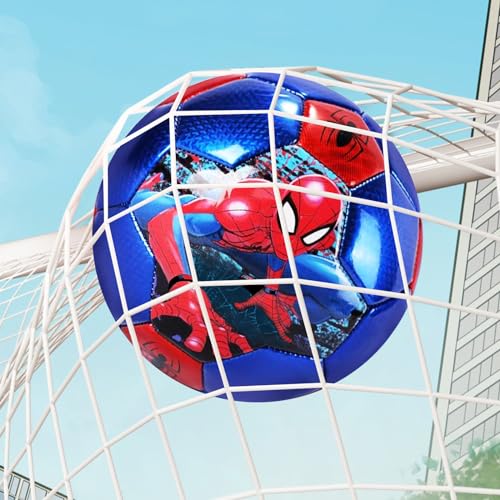 DECLIR Soccer Ball Size 2,3,4 Cartoon Mini Ball Outdoor Toys for Kids Ages 4-8 Boys Girls Sports & Outdoor Play Toys for 3 4 5 6 7 8 - style: Spider