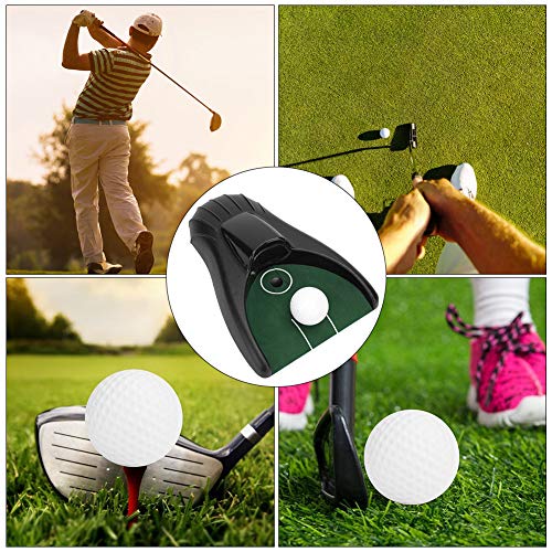 KEENSO Putting Return Machine, Putting Green, Ball Kick Back Putting Mats,Battery‑powered return ball,Practice At Home,Office,Parties