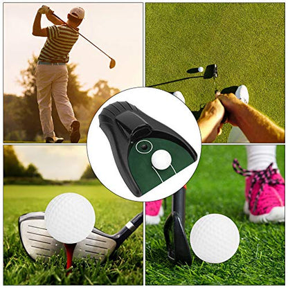 KEENSO Putting Return Machine, Putting Green, Ball Kick Back Putting Mats,Battery‑powered return ball,Practice At Home,Office,Parties