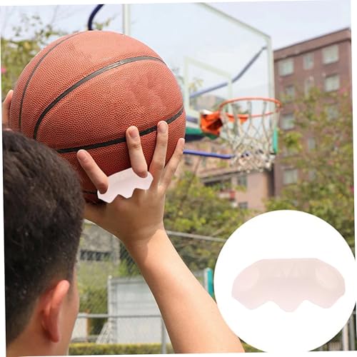Basketball Shooting Trainer, 0.79" Dia. Basketball 3 Point Shot Trainer Silicone Finger Training Aid for Improving Shot and Form Training Equipment, Aids