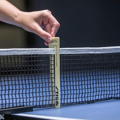 STIGA Premium Clipper Regulation Table Tennis Net and Post Sets - Easy Set Up and Spring Activated Clip ping Pong net Set