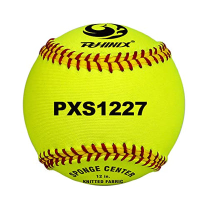 PHINIX 12" Soft Touch Safety Softball for Training and Recreational Play