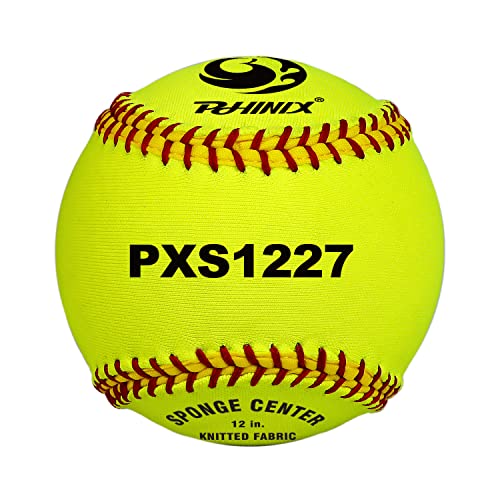 PHINIX 12" Soft Touch Safety Softball for Training and Recreational Play