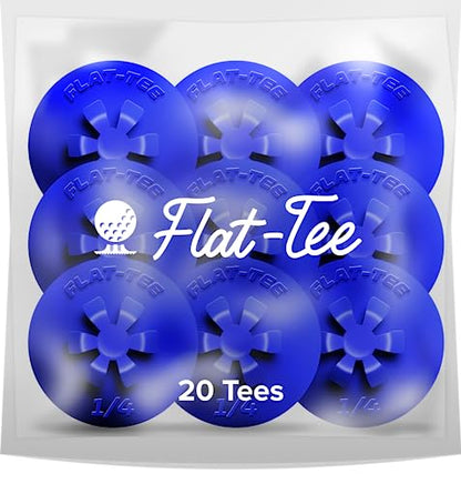 Golf Tee (Driving Ranges, Indoor/Virtual Golf Simulators, Tundra/Winter Golf, Consistent Height, USGA Conforming, Par 3 Tee, Virtually Unbreakable, Multicolor)