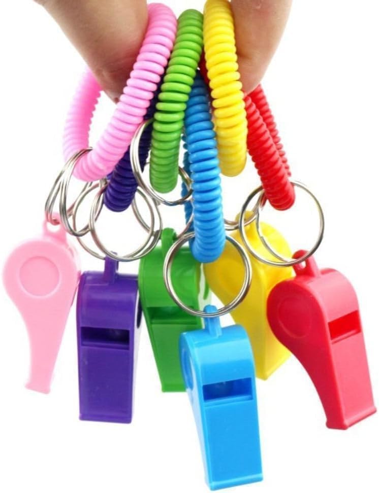 Sports Whistle Pink with Adjustable Wrist Strap, Sound for Coaches, Referees, Team Sports, Soccer, Baseball, Outdoor Safety