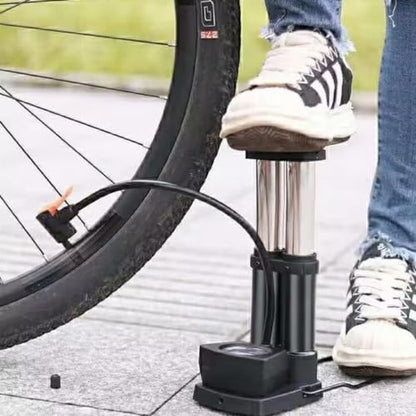 Foot Twin Cylinder Air Pump, Bike Floor Pumps, Air Pump for Ball, for Bicycle Motorbike & Inflatable Bed Pillow & Swimming Items