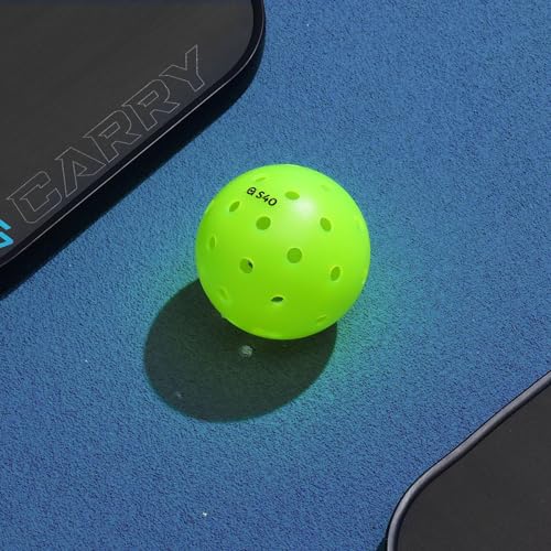 A11N S40 Outdoor Pickleball Balls- USA Pickleball Approved for Tournament Play, 3/6/12/50-Pack, Neon Green/Fuchsia/Tangerine - color: Neon Green, style: 6 Packs