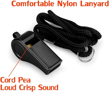 Whistle, Outdoor Sports Whistles with Lanyard, Very Loud Sound Whistles Bulk Perfect for Referees, Coaches, Emergencies